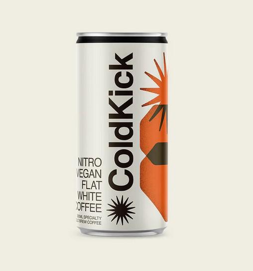 Coldkick Nitro Cold Brew Flat White Coffee 12 stuks