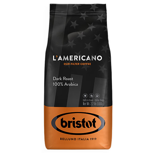 Bristot L'Americano Dark Roast Bonen 1000gr
