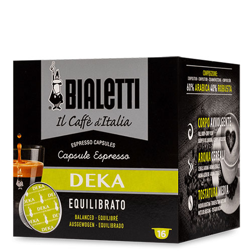Bialetti Deka Cafeïnevrije Koffie Capsules 16st
