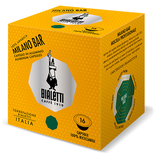 Bialetti Milano Koffie Capsules 8x16st