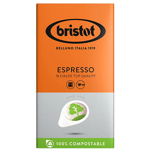 Bristot Espresso ESE Servings 18 stuks