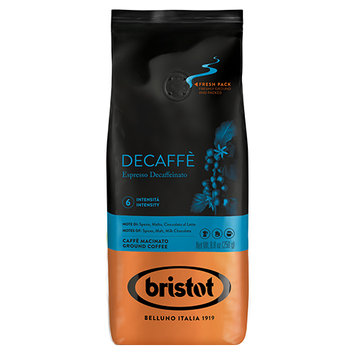 Bristot Decaffeinato Koffie 250 gram