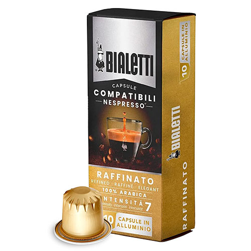 Bialetti Raffinato Nespresso Compatible Capsules 10x10st