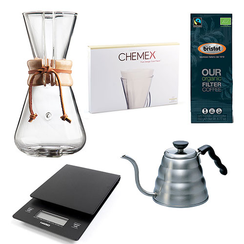 Chemex starter kit 3-Kops