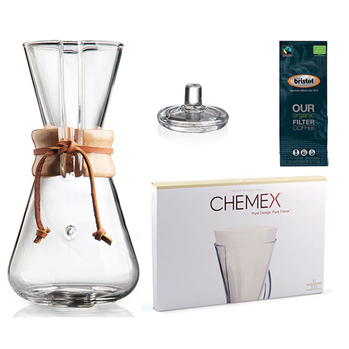 Chemex Slow Coffee Set 3-kops