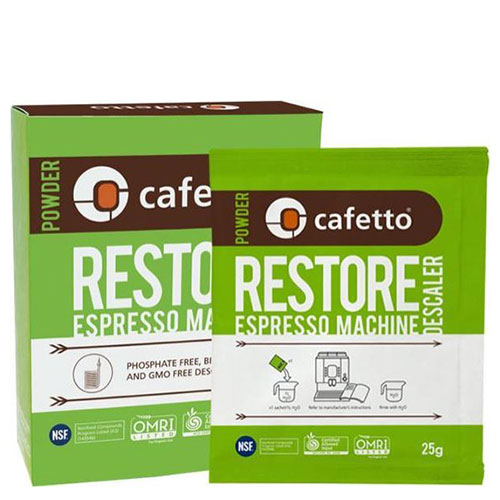 Cafetto Restore Espressomachine Ontkalker Sachet 4 x 25gr