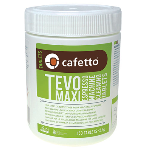 Cafetto Tevo Maxi Reinigingstabletten 150 x 2,5 gram