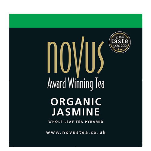 Novus Tea Organic Jasmine Green Tea 50 stuks